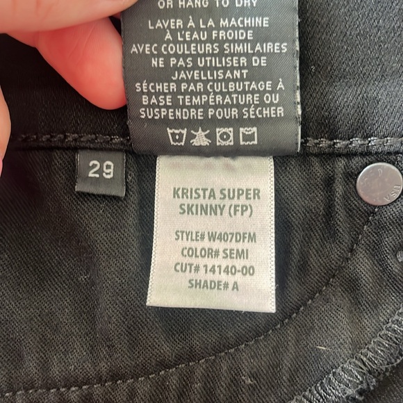 Hudson Jeans Women's Krista Super Skinny Jeans Size 29 - Picture 9 of 9